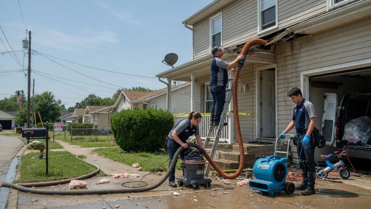 Water Damage Restoration in Manderson, SD near me